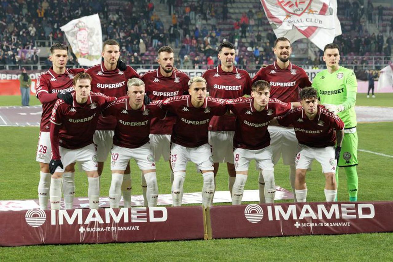 Rapid București a revenit în fotoliul de lider al clasamentului Superligii românești de fotbal 