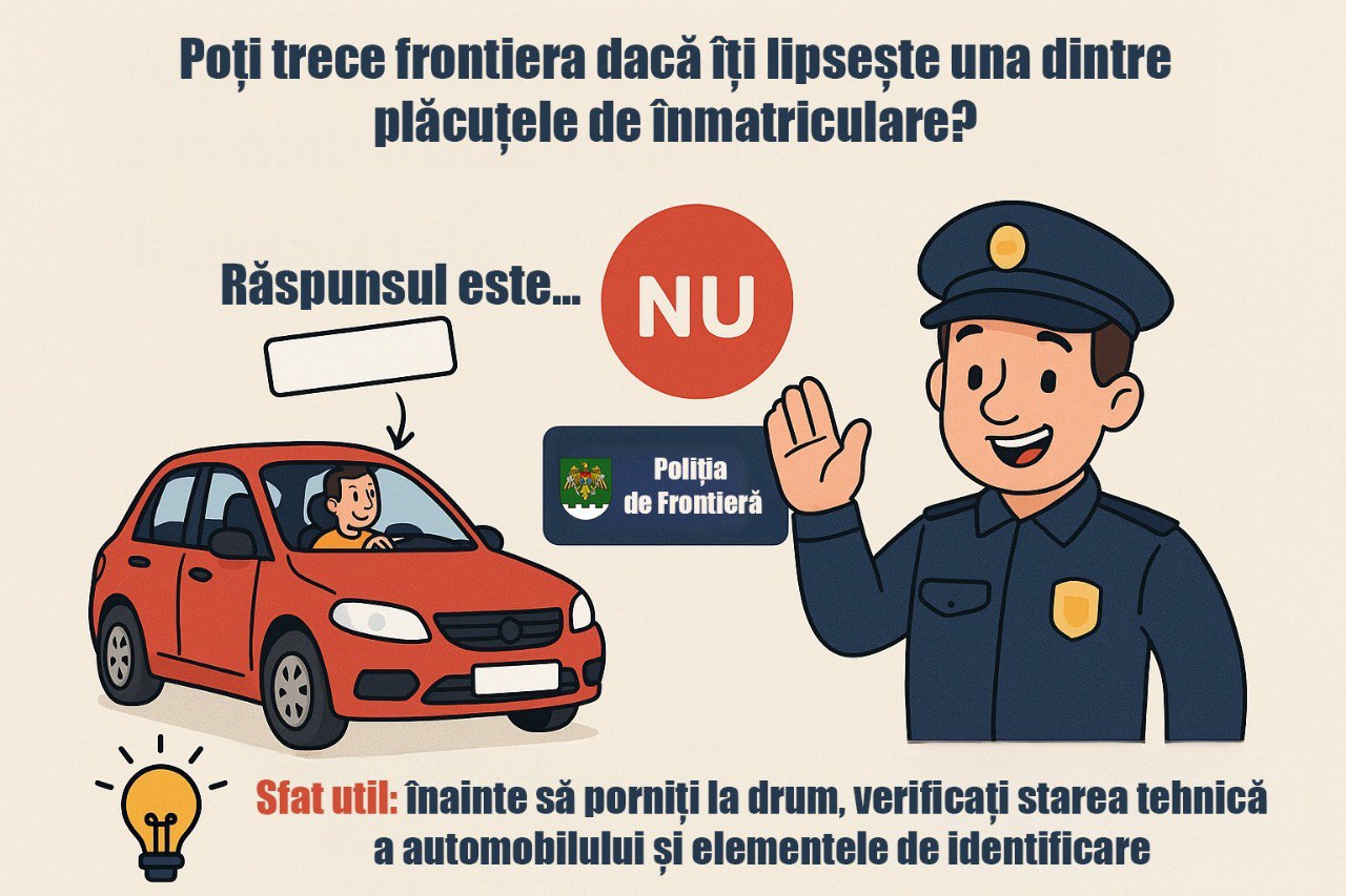 Cerințe pentru vehicule la frontieră privind plăcuțele de înmatriculare 