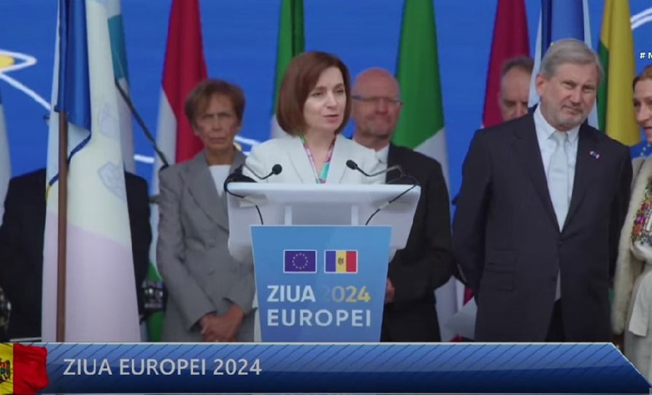 Maia Sandu, la inaugurarea Zilei Europei în R. Moldova: „Să nu lăsăm pe alții să ne decidă soarta sau să pună granițe între noi”
