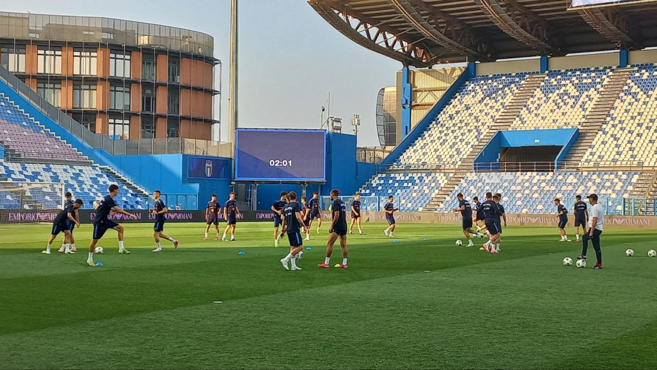 Echipa națională de fotbal a Republicii Moldova a susținut antrenamentul oficial înaintea partidei cu Italia, din cadrul grupei I a Campionatului Mondial din anul 2026