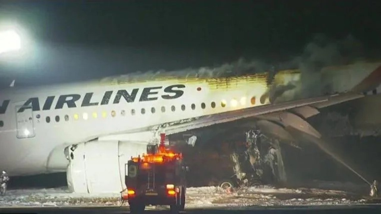 UPDATE - Five died after Japan Airlines jet bursts into flames after collision with earthquake relief plane at Tokyo Haneda airport