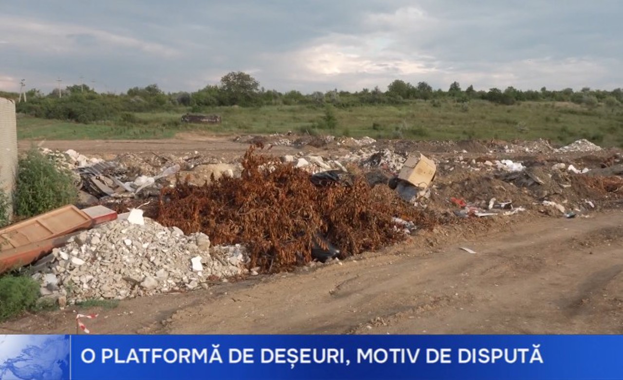 Proteste la Trușeni: Localnicii se opun construirii unei platforme de colectare a deșeurilor lângă casele lor