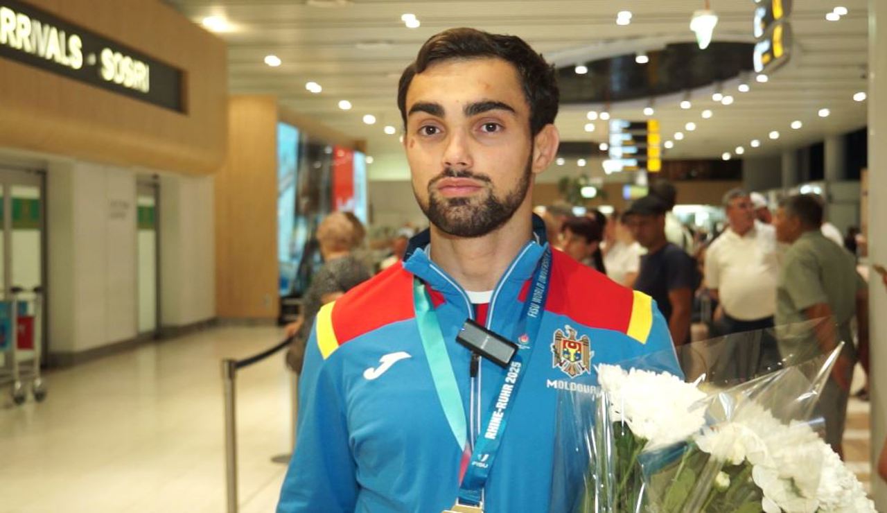 Medalia a ajuns acasă! Judocanul Adil Osmanov, campion la Jocurile Mondiale Universitare din Germania, a revenit în țară