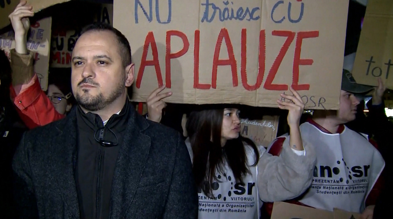 Studenții din România protestează față de bugetul redus pentru educație și măsurile de austeritate
