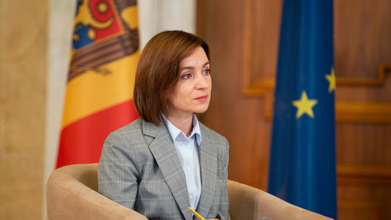 The image of President Maia Sandu, used by fraudsters in a new scheme. The presidency urges citizens to be vigilant