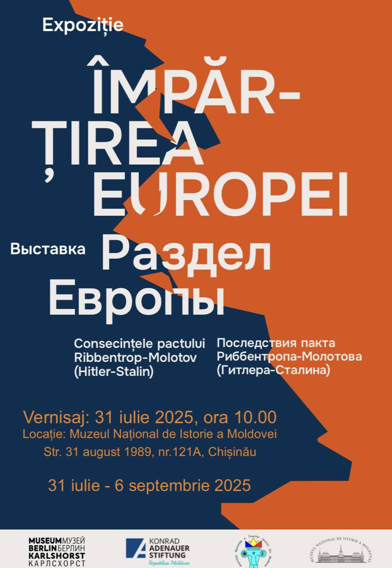  Archive documents displayed in Chișinău marking 85 years since the Ribbentrop-Molotov Pact