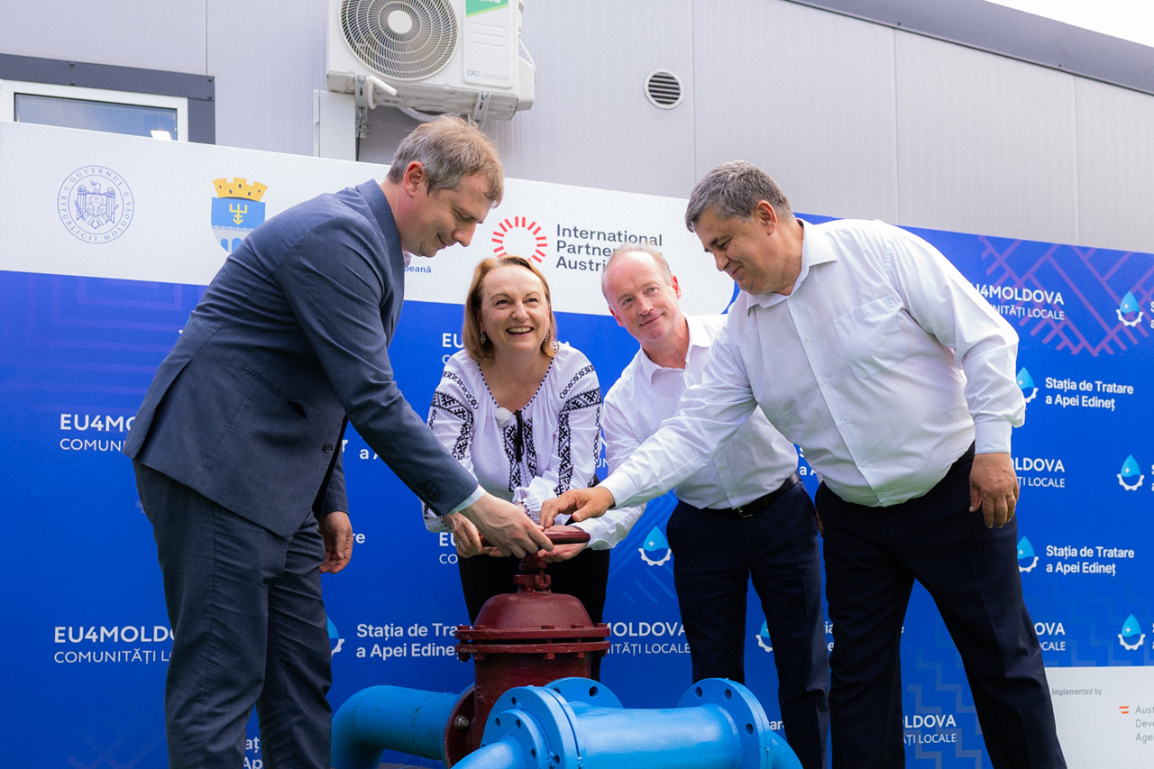 ADVERTORIAL | Edineț și Cupcini beneficiază de apă potabilă sigură datorită programului EU4Moldova: Comunități Locale!