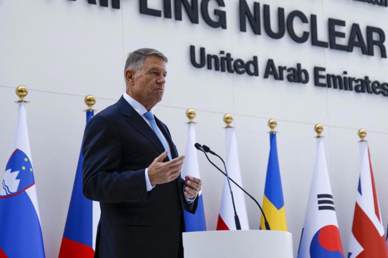 Klaus Iohannis, la summitul COP28: „România își propune să devină un lider regional în operațiunile și implementarea energiei nucleare”