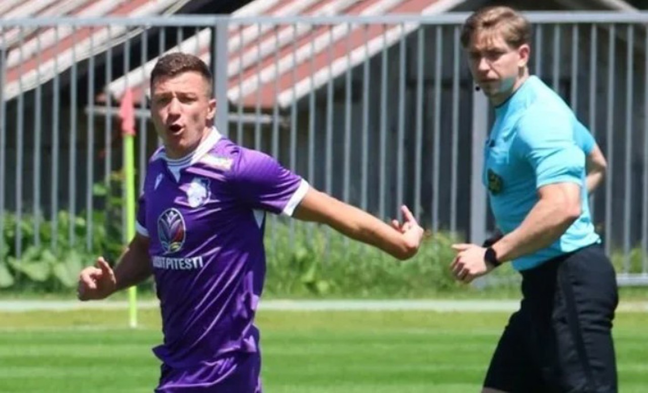 Vadim Rață, titular la FC Argeș Pitești în prima etapă a Superligii românești de fotbal