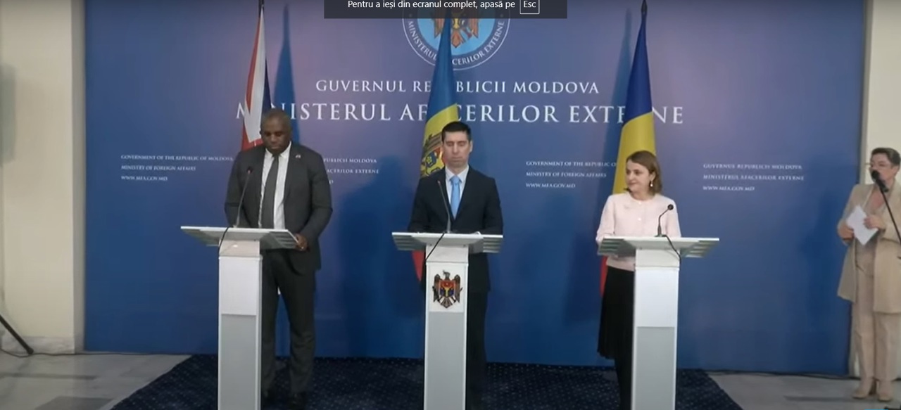 LIVE// Declarații ale miniștrilor Afacerilor Externe: Mihai Popșoi, David Lammy și Luminița Odobescu