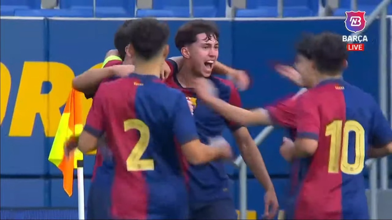 Leonard Saca shines in FC Barcelona's 2-0 UEFA Youth League win