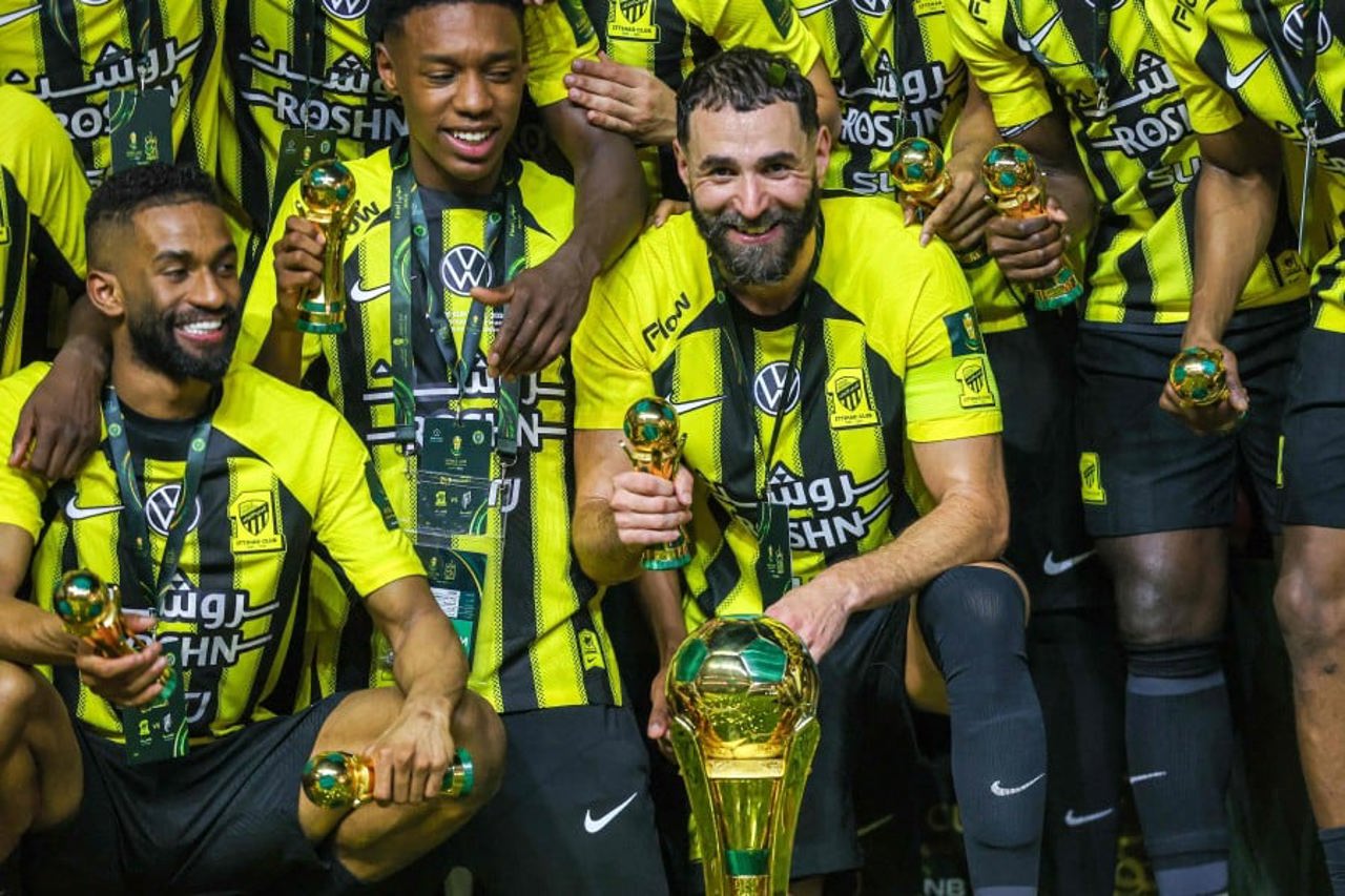 Karim Benzema a strălucit în finala Cupei Regelui Arabiei Saudite: francezul a marcat două goluri iar Al-Ittihad a realizat „eventul”