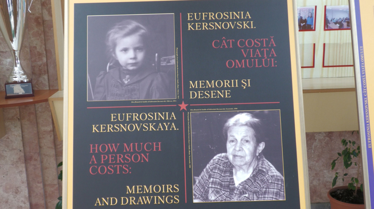 Mărturii din trecut: la Comrat au fost expuse memoriile unei supraviețuitoare a gulagului stalinist