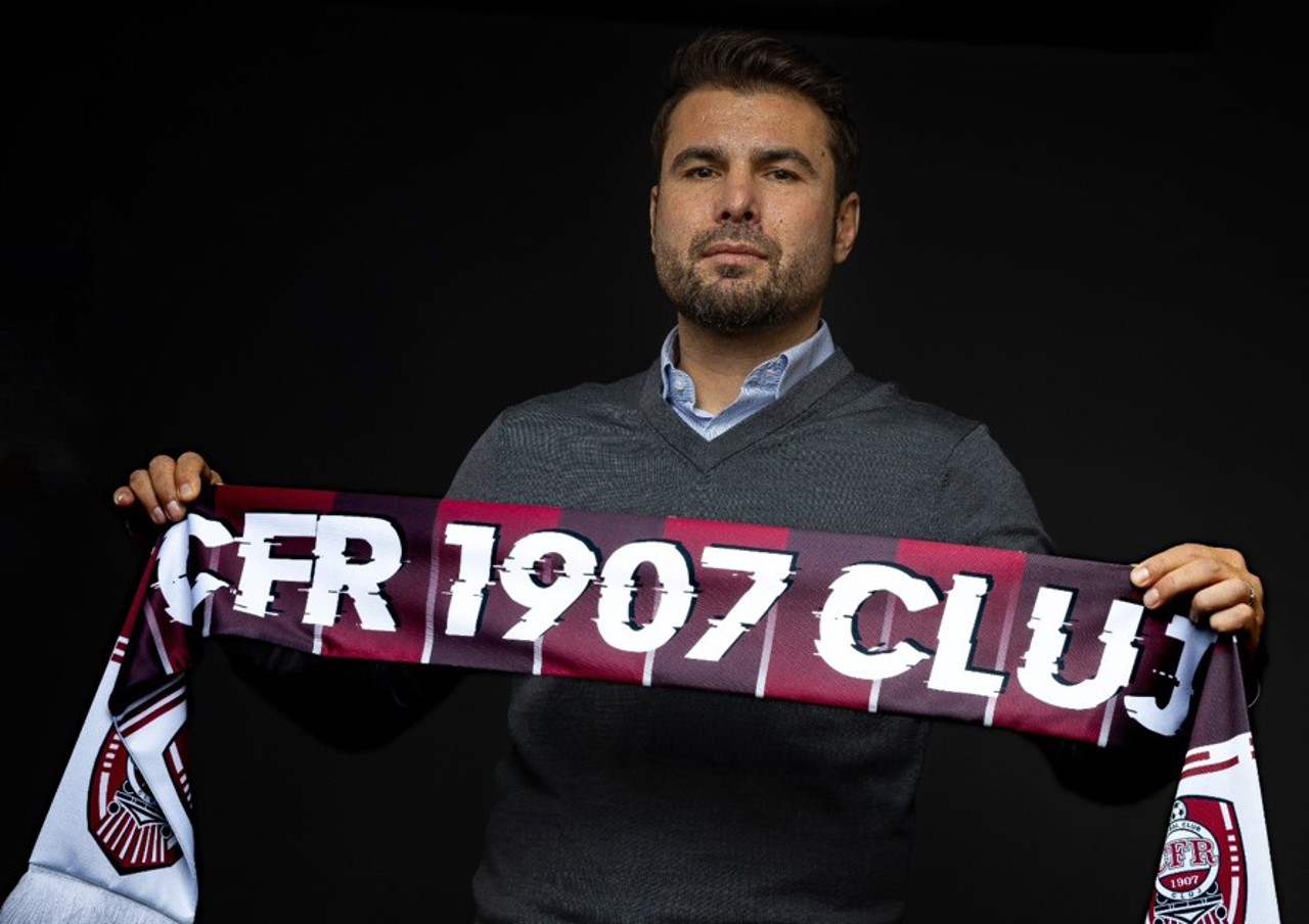 Adrian Mutu, noul antrenor al echipei CFR Cluj