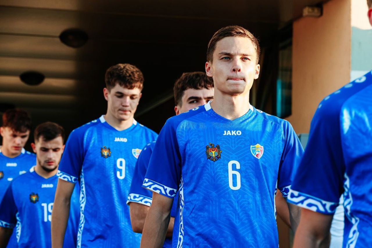 A condus, însă a pierdut: echipa de fotbal „sub 21 de ani” a Republicii Moldova a suferit a doua înfrângere în preliminariile Campionatului European din 2027