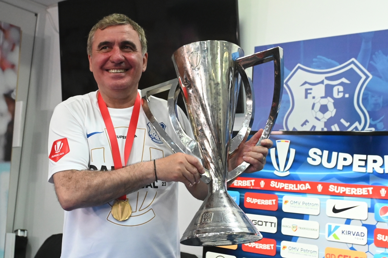 "Regele" fotbalului românesc, Gheorghe Hagi, vine în Republica Moldova! Sheriff Tiraspol se va confrunta cu Farul Constanța 