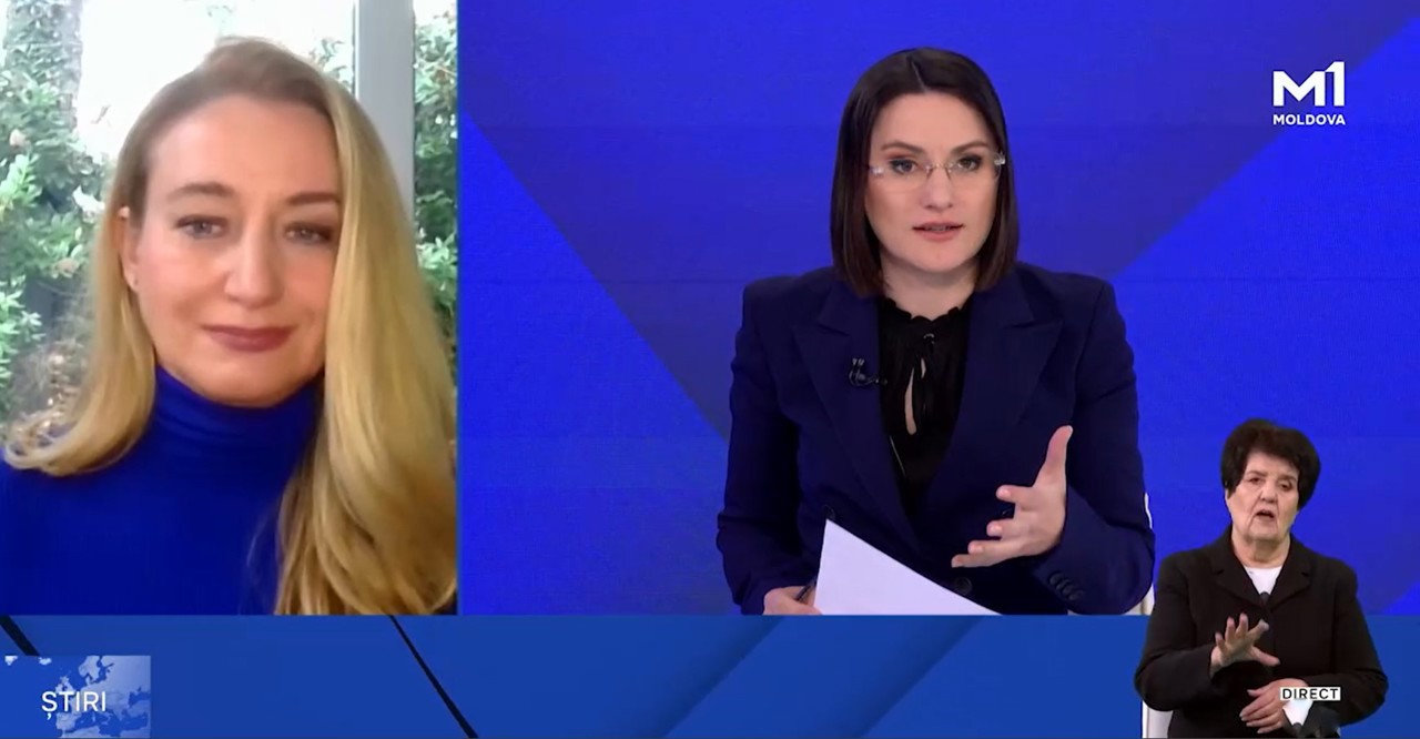 Jurnalistă DW, la Moldova 1: „Ucraina riscă o capitulare impusă de Washington și Moscova. Fără Europa nu e posibilă pacea”