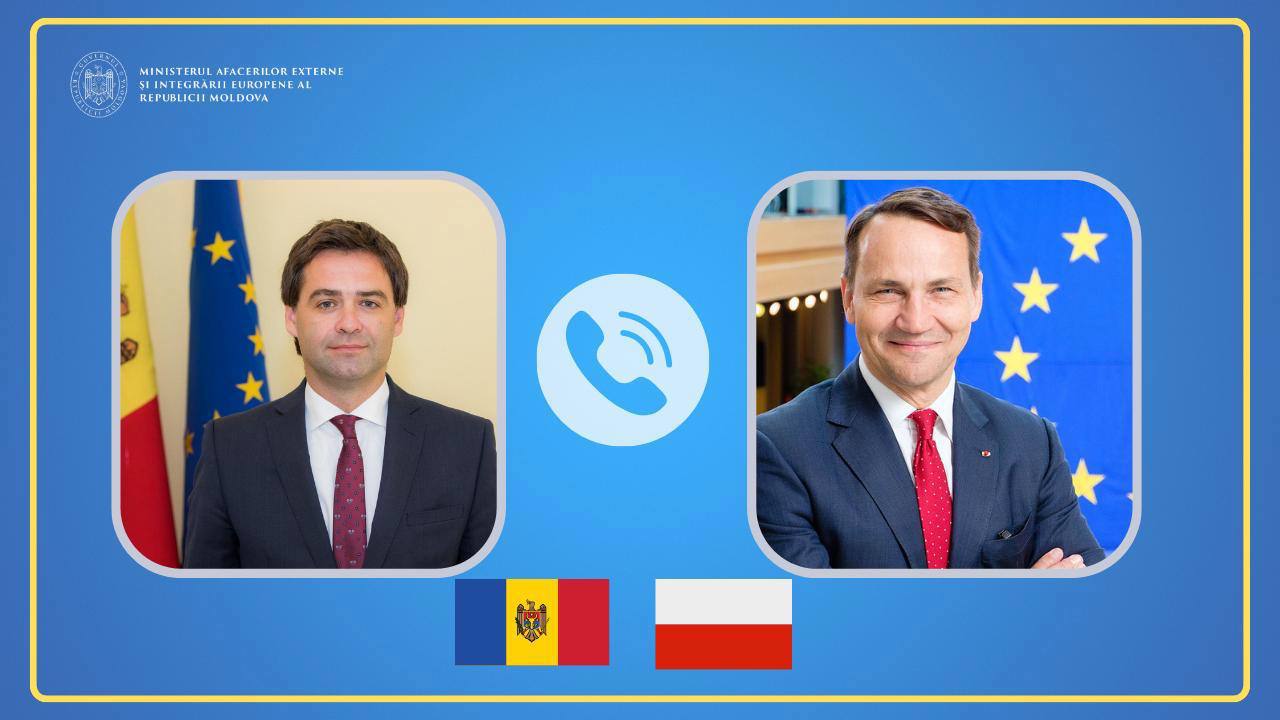Nicu Popescu, discuție la telefon cu noul ministrul de Externe al Poloniei despre sprijinul pentru aderarea R. Moldova la UE