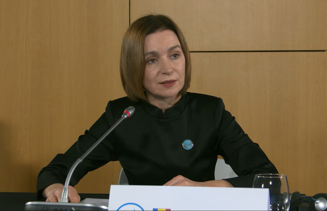 Maia Sandu, at the Paris Peace Forum: "EU enlargement is not an act of charity, but of security"