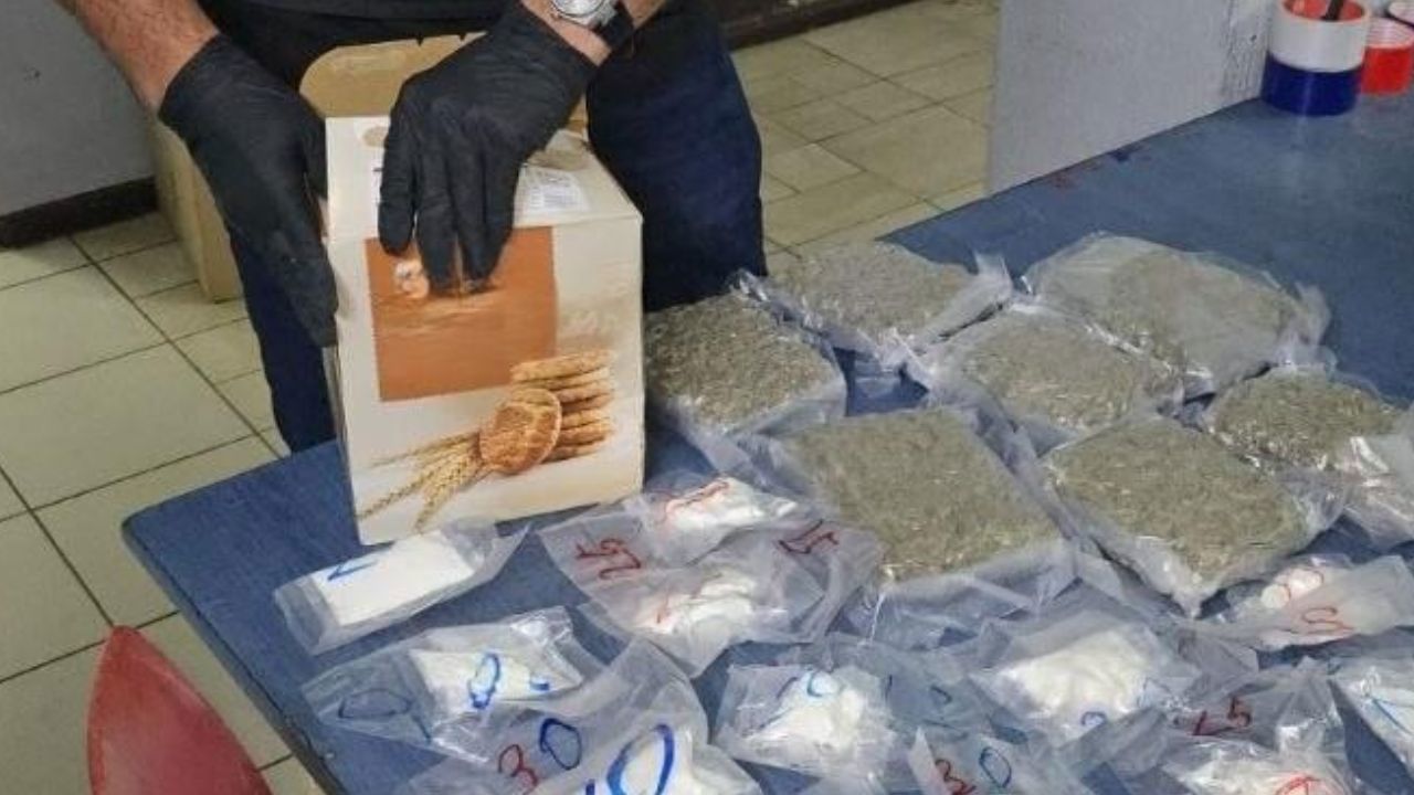 Droguri ascunse printre produse alimentare, aduse din Spania: Doi tineri, reținuți