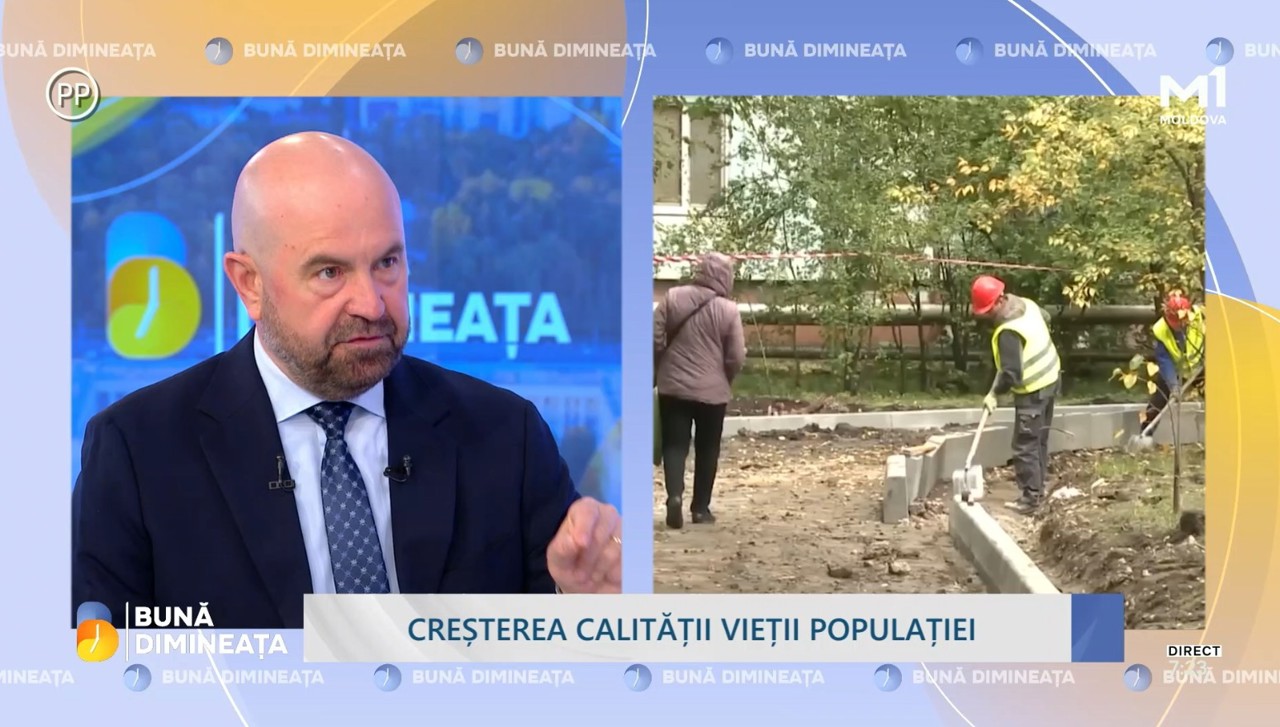 Ziua Europei, marcată prin fapte la Chișinău: Primele curți de blocuri reparate cu bani de la UE, inaugurate în capitală