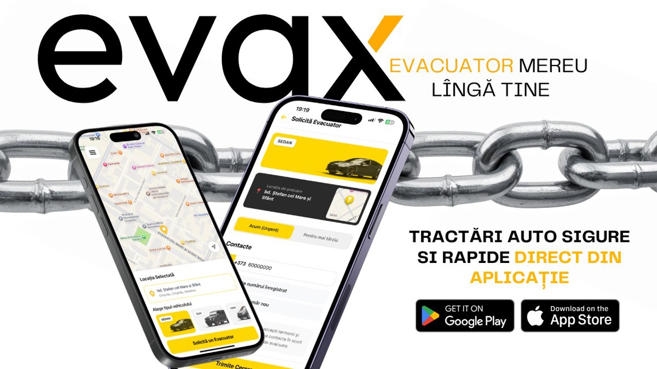 ADVERTORIAL | EVAX - evacuator auto direct din aplicație