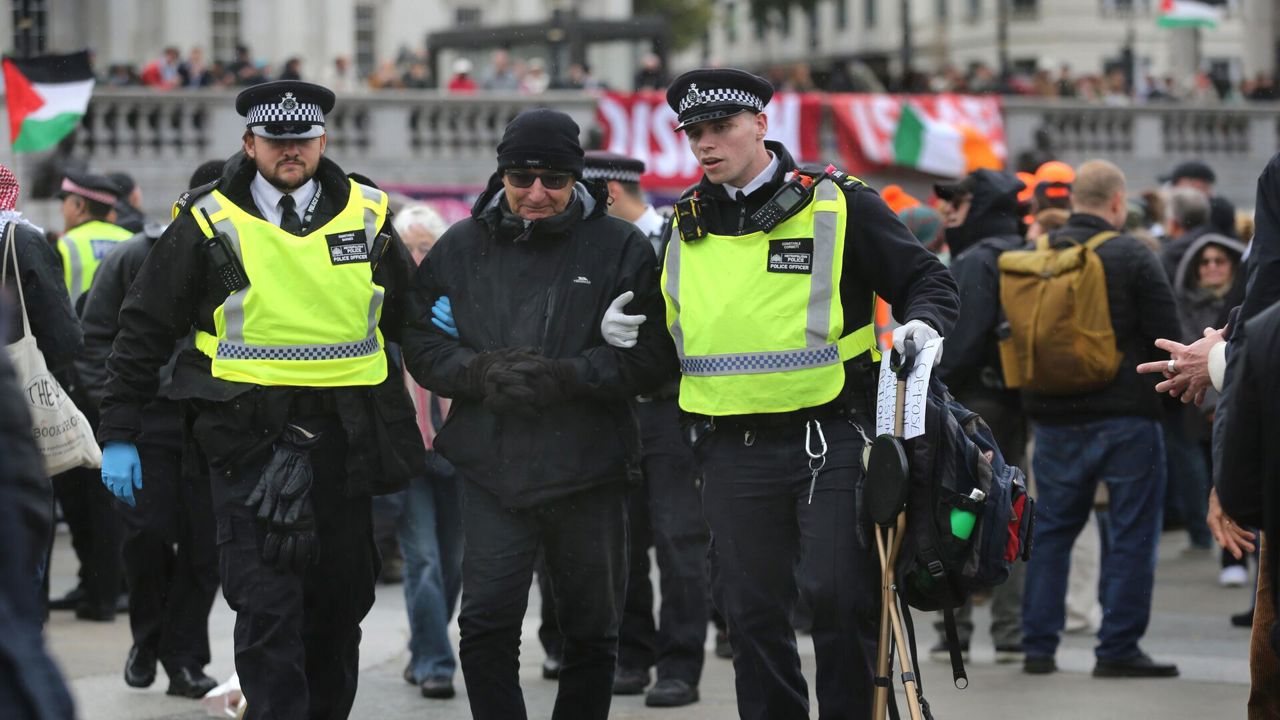 В Лондоне, на митинге в поддержку пропалестинской организации, задержаны почти 500 человек