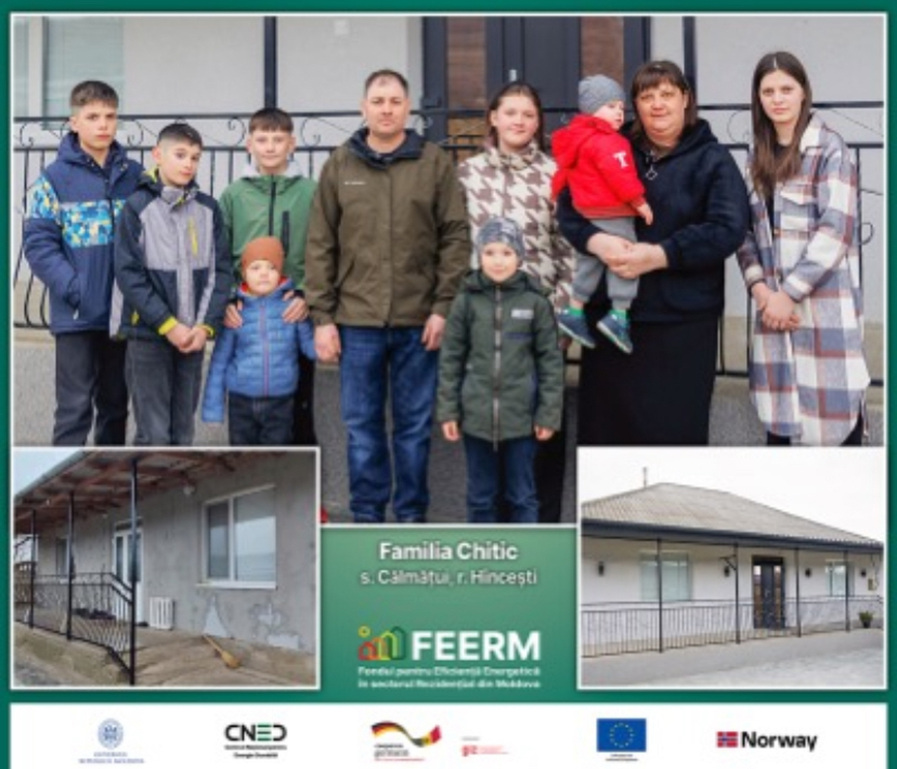 Chitic family in Călmățui halved wood use last winter thanks to FEERM