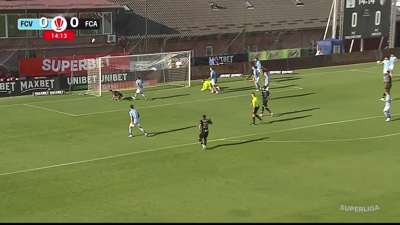 Vadim Rață a ratat incredibil în Superliga românească de fotbal 