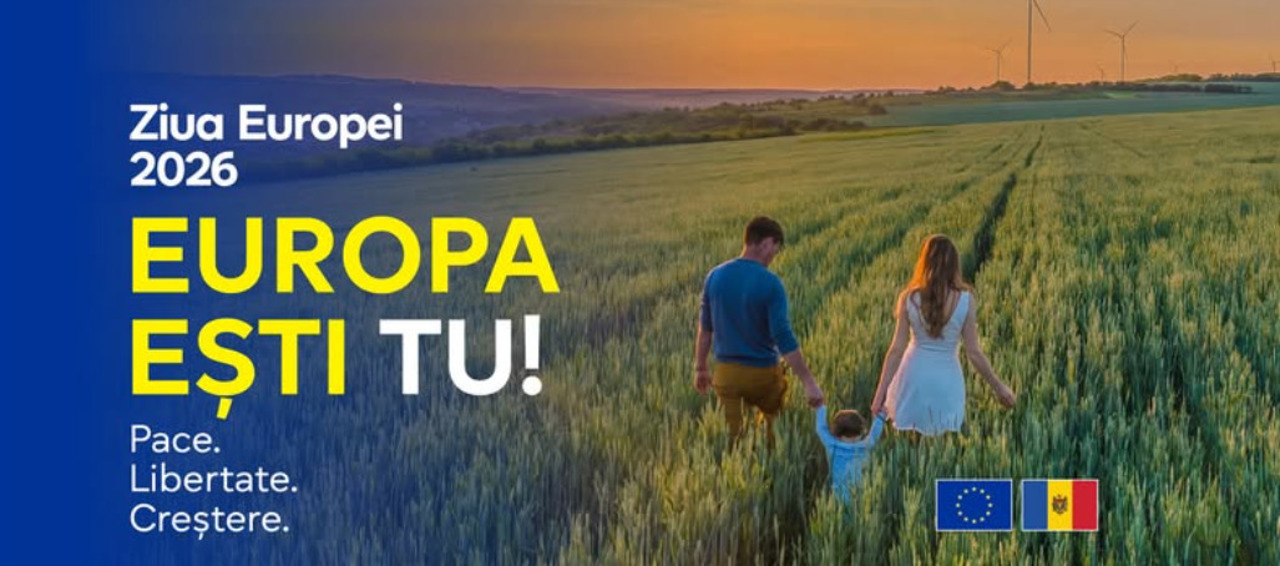 Ziua Europei 2026, celebrată în R. Moldova prin concerte, festivaluri și Orășelul European la Chișinău și Soroca