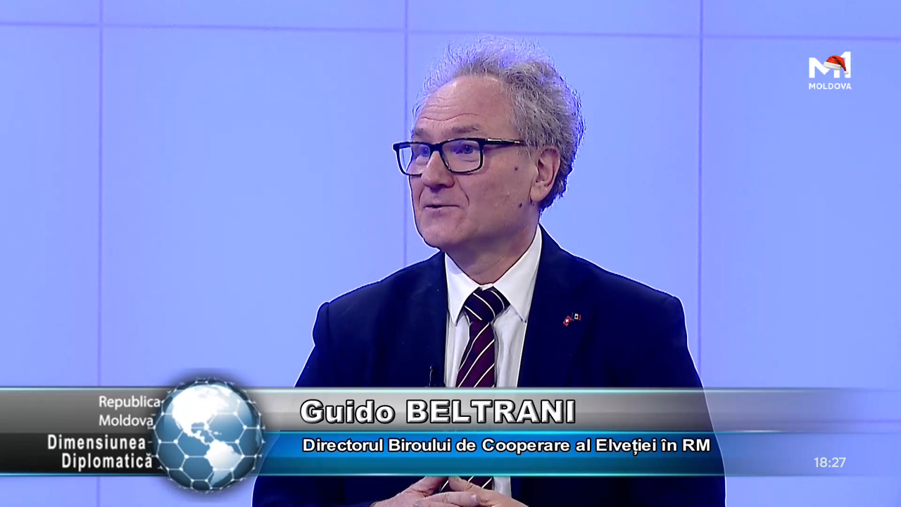 „Dimensiunea Diplomatică” // Guido Beltrani, Directorul Biroului de Cooperare al Elveției în Republica Moldova