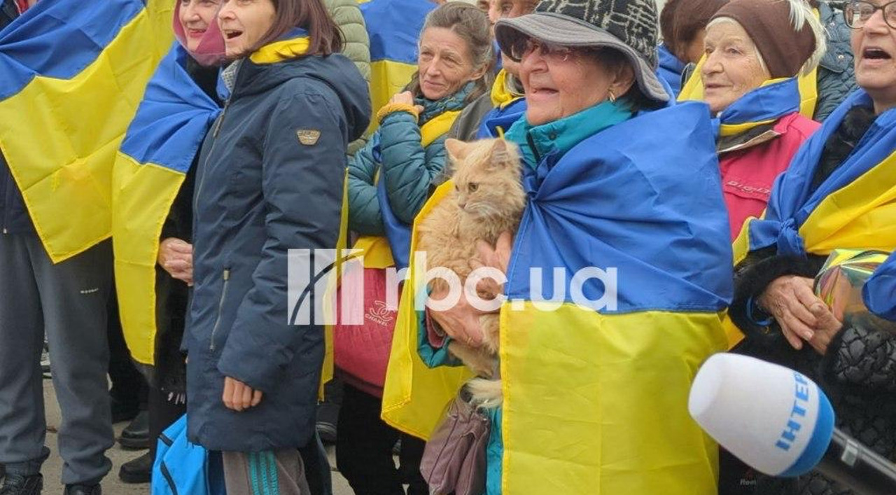 Locuitorii evacuați din Oleșki au ajuns în siguranță în Ucraina