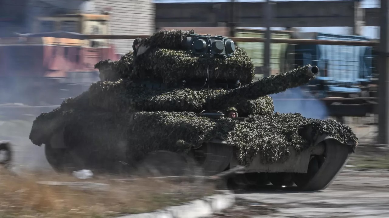 RIA Novosti / Un tanc rusesc T-72 