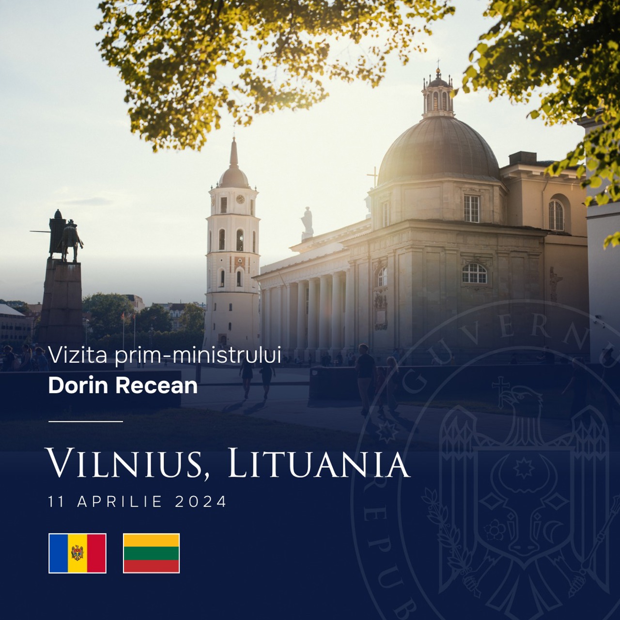 Prim-ministrul Dorin Recean efectuează o vizită de lucru în Lituania