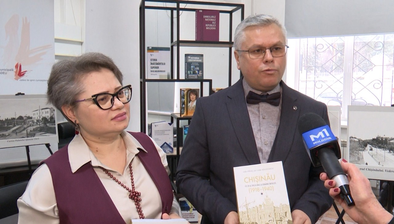 Un cuplu de istorici a lansat o carte despre „lumea de ieri” a orașului Chișinău 