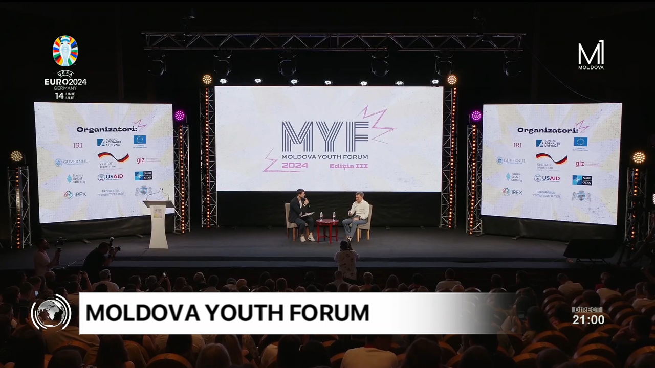 Moldova Youth Forum//Vinul aderării la UE//O nouă promoție de militari