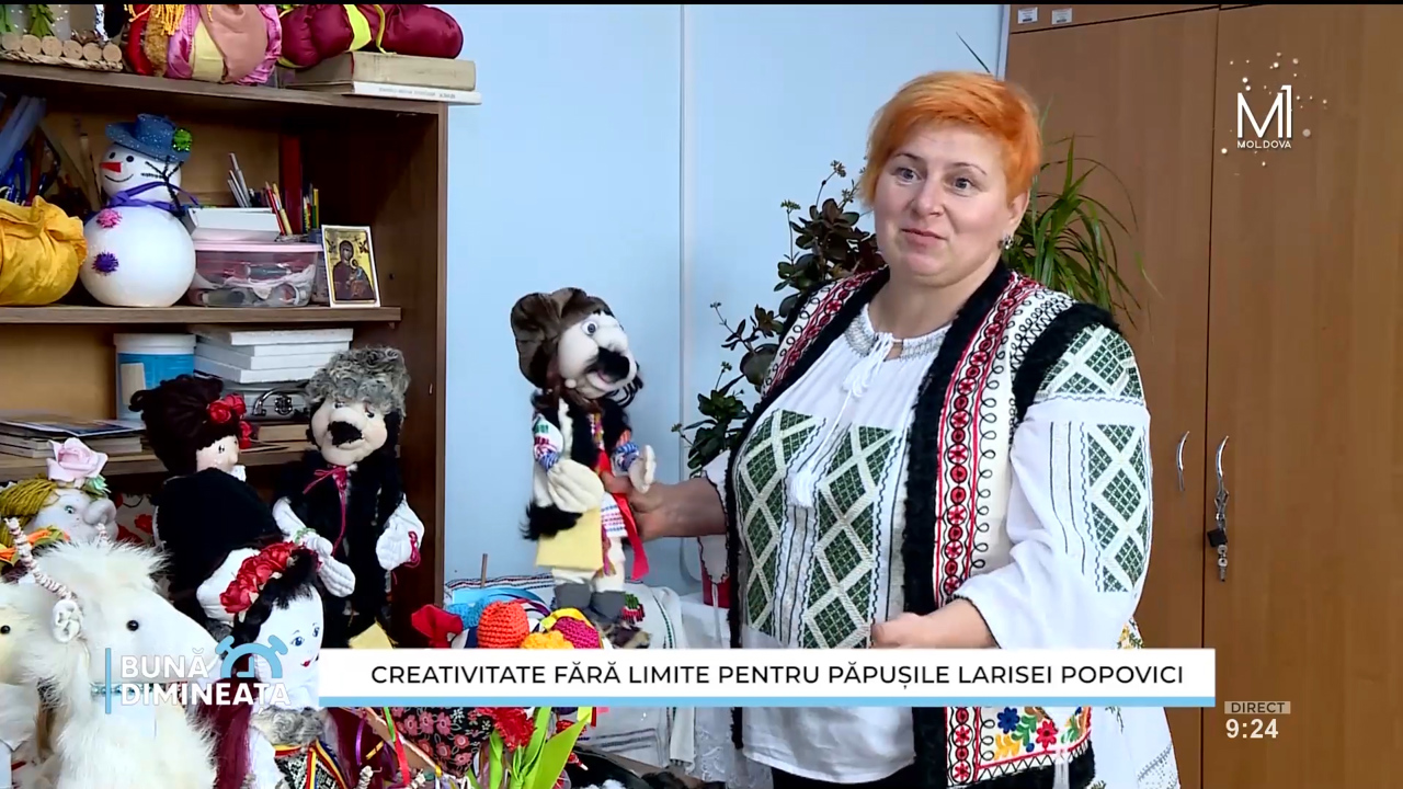 Larisa Popovici, meșterița handmade care confecționează jucării împletite