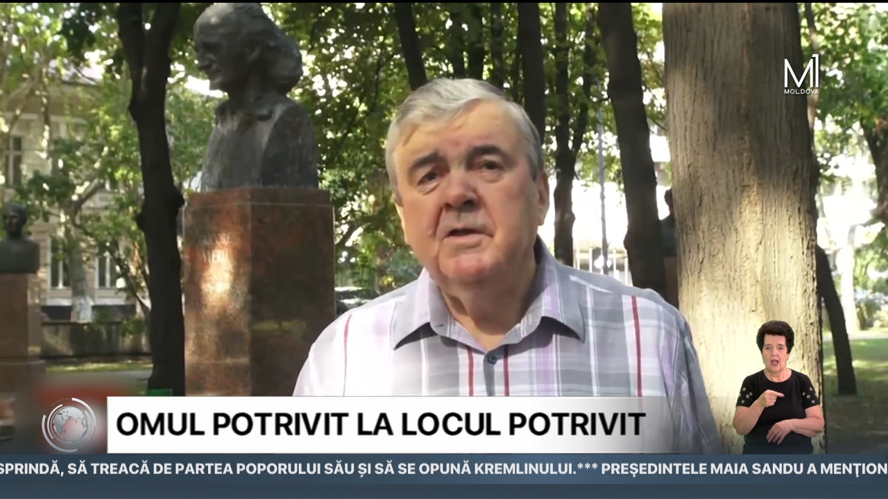 	Știri (13:00) din 14 septembrie 2023, cu Leanca Lașco-Rață / Mircea Snegur - Omul potrivit la locul și la timpul potrivit