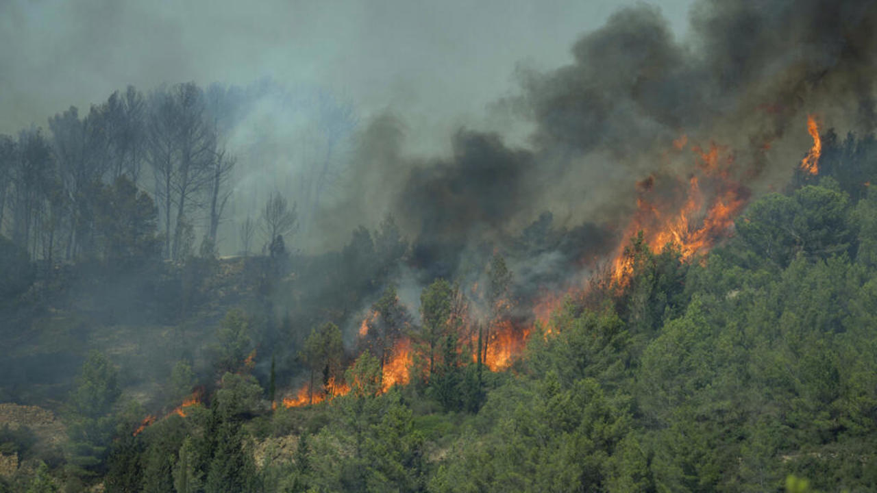 France battles largest wildfire in decades