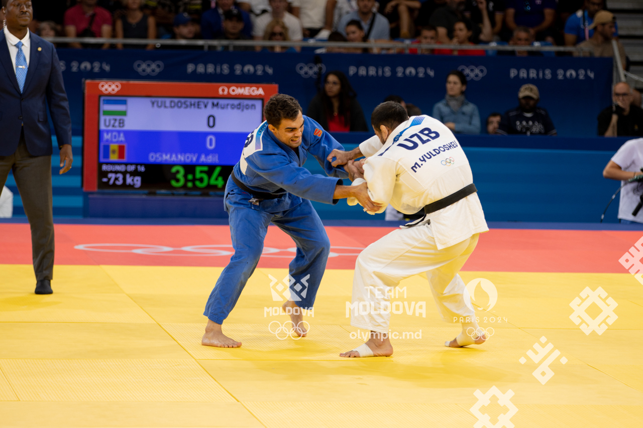 La un pas de medalie! Judocanul Adil Osmanov va lupta pentru bronz la Olimpiada de la Paris