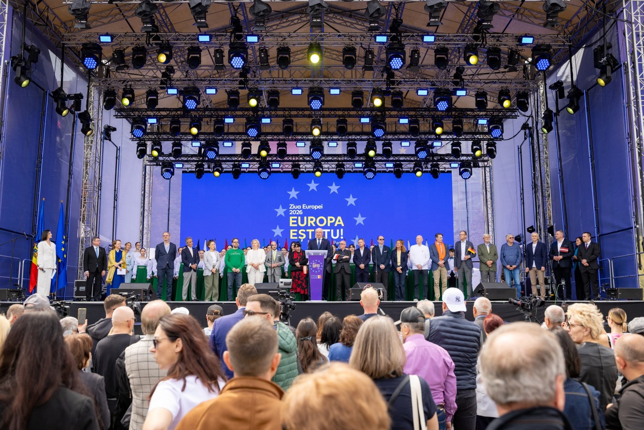 Orășelul European, inaugurat la Chișinău în prezența a peste 20 de ambasadori. Igor Grosu: „Scena este neîncăpătoare la câți prieteni are R. Moldova”