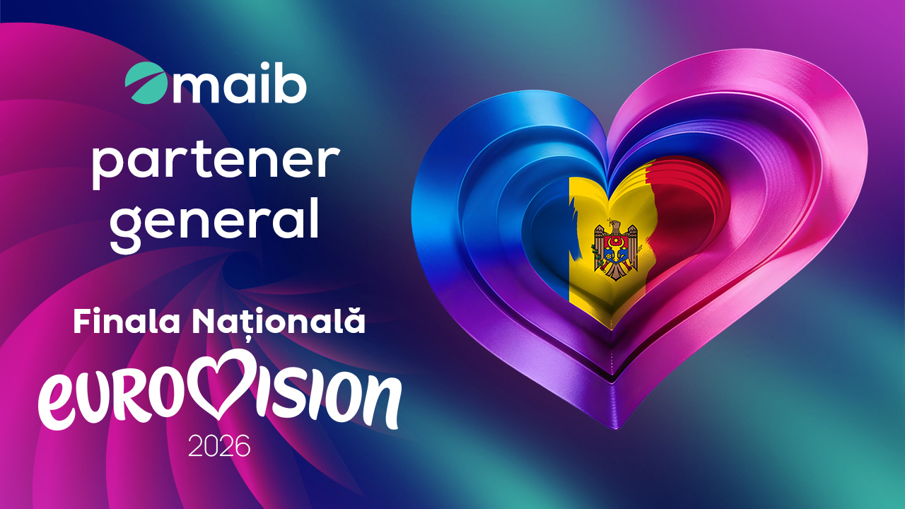 ADVERTORIAL // Maib – partener general, susținând pentru al cincilea an consecutiv participarea Republicii Moldova la Eurovision 2026