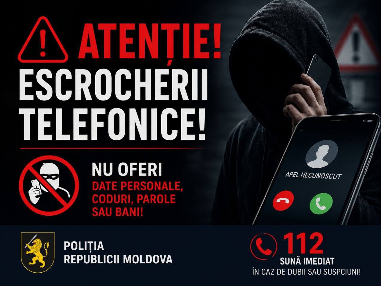 В Молдове за сутки зафиксировали 24 случая телефонного мошенничества