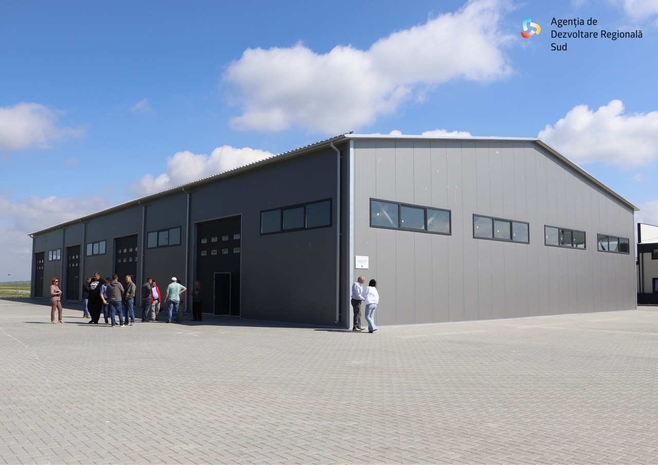 Spații moderne pentru dezvoltarea afacerilor la Cimișlia: O hală de producere, cu suprafața de peste 1.180 de metri pătrați, finalizată