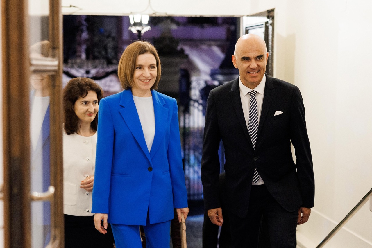 Maia Sandu, Alain Berset discuss Moldova’s upcoming Council of Europe presidency