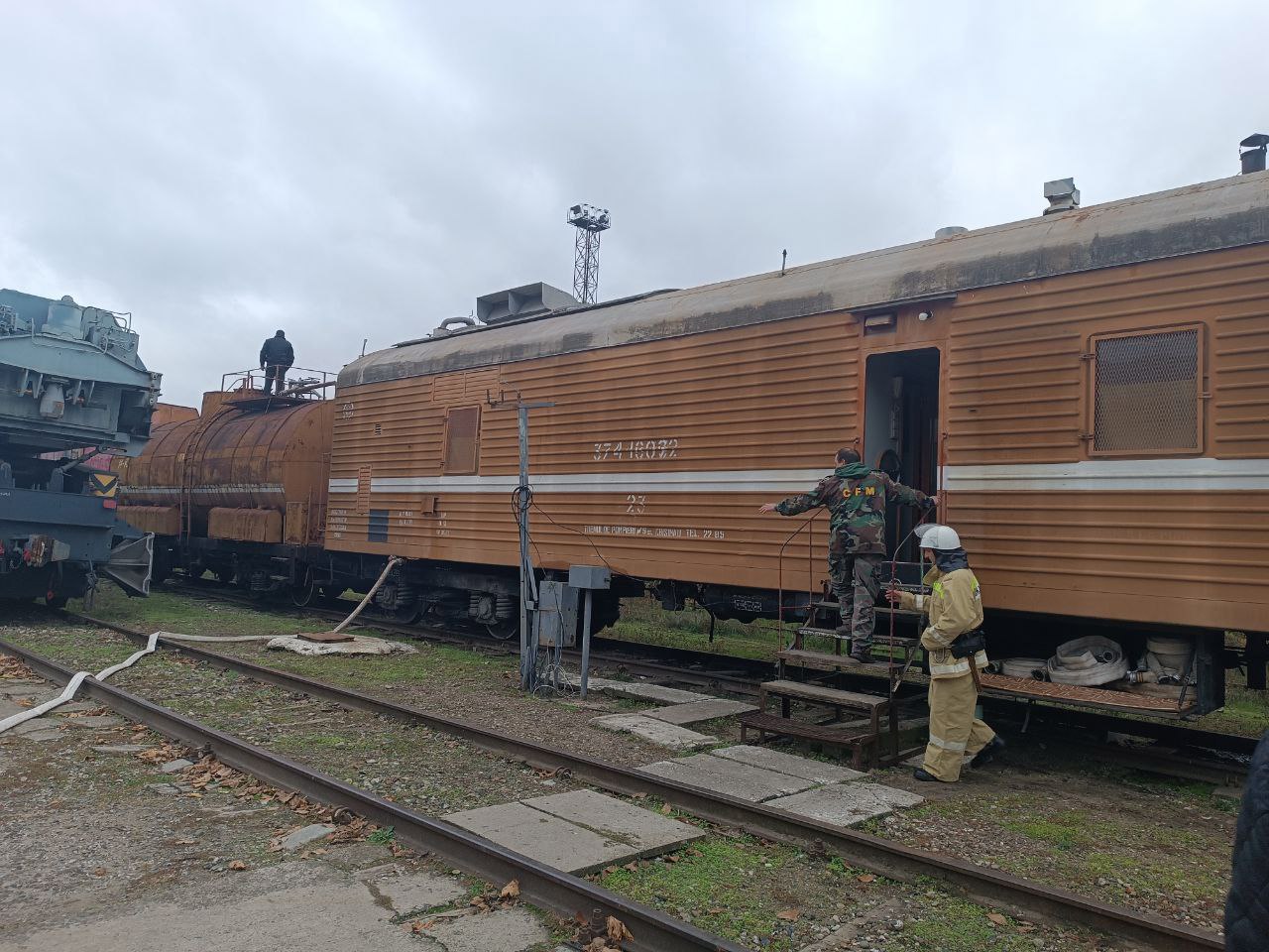 Chisinau’s fire train, carrying tons of water, increasingly deployed in emergencies