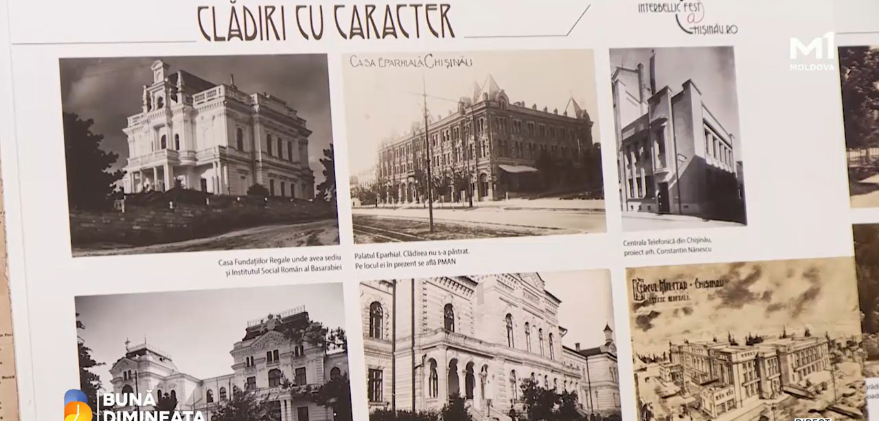 Chișinăul interbelic, readus la viață printr-o expoziție organizată în clădirea Parlamentului 