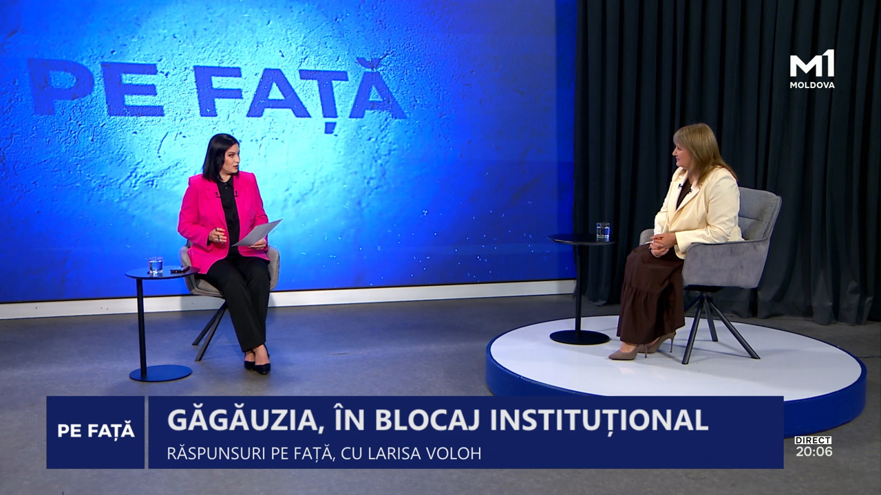 PE FAȚĂ cu Larisa Voloh, președinta Comisiei Administrație Publică și Dezvoltare Regională din Parlamentul Republicii Moldova