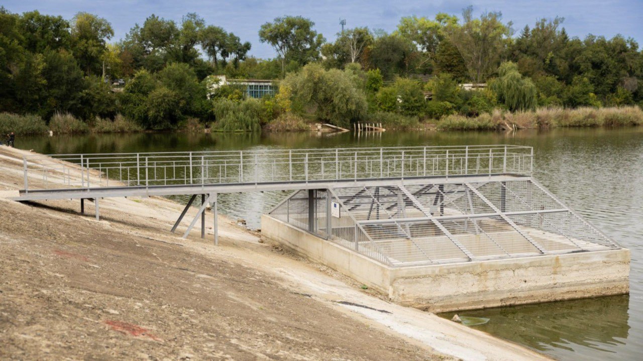 Râșcani dam rebuilt after 50 years with EU support: 2.9M lei invested