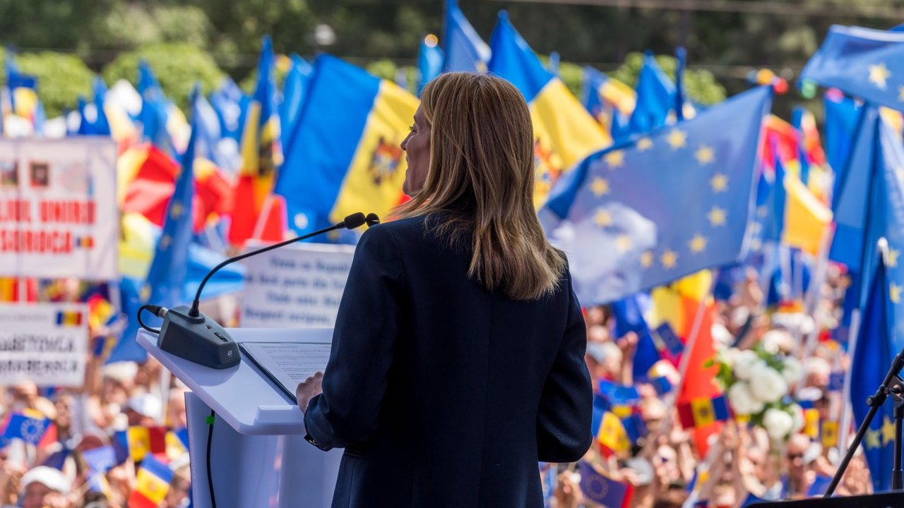 Roberta Metsola: "We offer another 145 million euros to support the reforms of the Republic of Moldova"